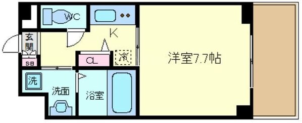 ベラジオ京都駅東の物件間取画像